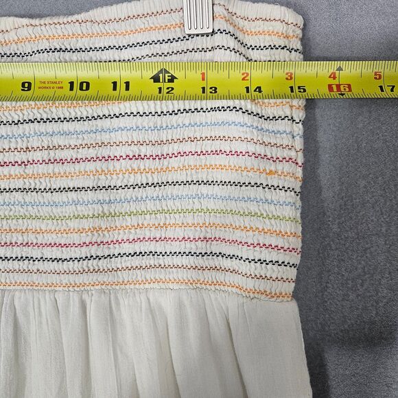 Old Navy Southwest Smocked Strapless Dress Maxi Cotton Dress/ Tall Skirt Size L - Picture 3 of 3
